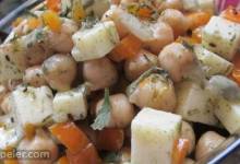 Chickpea and Cheese Salad