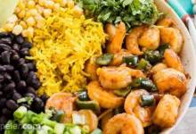 Chipotle Shrimp and Rice Bowl