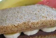 chocolate almond sandwich
