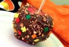 chocolate dipped apples