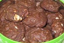 chocolate pile-up cookies