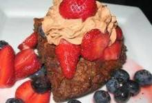 chocolate strawberry shortcake
