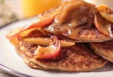 cinnamon applesauce pancakes from riceselect&#174;