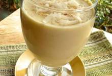 coconut and banana smoothie