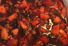 cranberry jell-o&#174; salad with walnuts