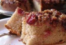 cranberry upside-down coffee cake