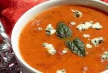 Cream of Tomato Gorgonzola Soup