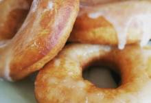 crispy and creamy doughnuts