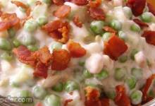 Crunchy Pea Salad with Bacon