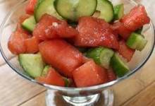 Cucumber-Watermelon Salad