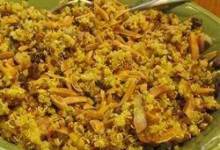 Curried Citrus Quinoa with Raisins and Toasted Almonds