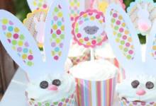 cute bunny cupcakes