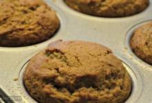 date flecked orange muffins