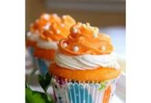 dreamy orange cupcakes