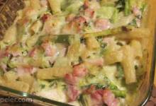 Easy Pasta Bake with Leek and Cheese