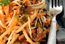 easy spicy udon cold salad