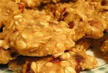 Egg-Free Low-Fat Oatmeal Cookies