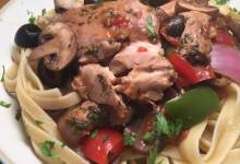 elise's slow cooker chicken cacciatore
