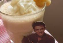 elvis smoothie (almond and banana)