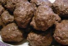 fabienne's bison meatballs