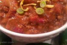Frank's Spicy Alabama Onion Beer Chili