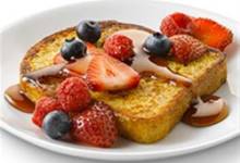 french toast with mixed berries with truvia&#174; natural sweetener