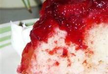 fresh strawberry upside down cake