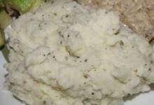 Garlic Basil Mashed Potatoes