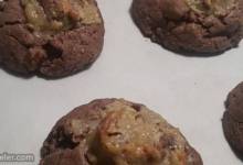 german chocolate thumbprint cookies