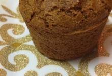 gingerbread-pear muffins