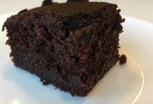 gluten-free wacky depression era chocolate cake