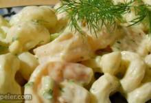 Grandma Bellows' Lemony Shrimp Macaroni Salad with Herbs