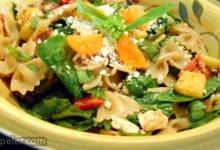 Greek Pasta Salad with Roasted Vegetables and Feta
