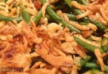 Green Bean and Canadian Bacon Casserole