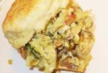 Green Eggs and Ham Breakfast Sandwich