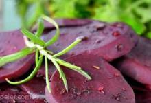 Grilled Beets in Rosemary Vinegar