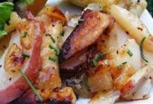 Grilled Potatoes and Onion