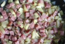 ham and fruit stir-fry