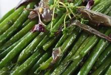 haricots verts lyonnaise