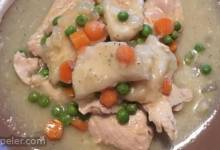 Healthier Slow Cooker Chicken and Dumplings