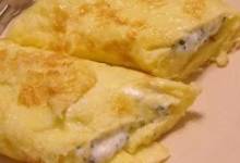 herbed cream cheese omelet