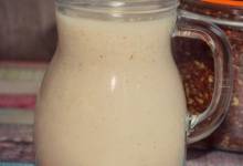 homemade flax seed milk