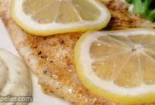 Hudson's Baked Tilapia with Dill Sauce