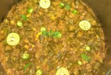 kadai bhindi (ndian style okra with bell peppers)