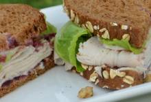 karla's nutty turkey cranwich