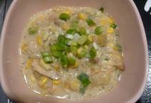 leftover grilled salmon chowder