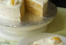 lemon cake with lemon filling and lemon butter frosting