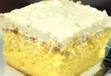 lemon cooler cream cake