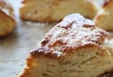 lemon ginger scones with brown rice flour and agave nectar