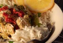 Lemon-Parmesan Chicken and Rice Bowl